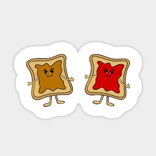 Peanut Butter And Jelly Sticker
